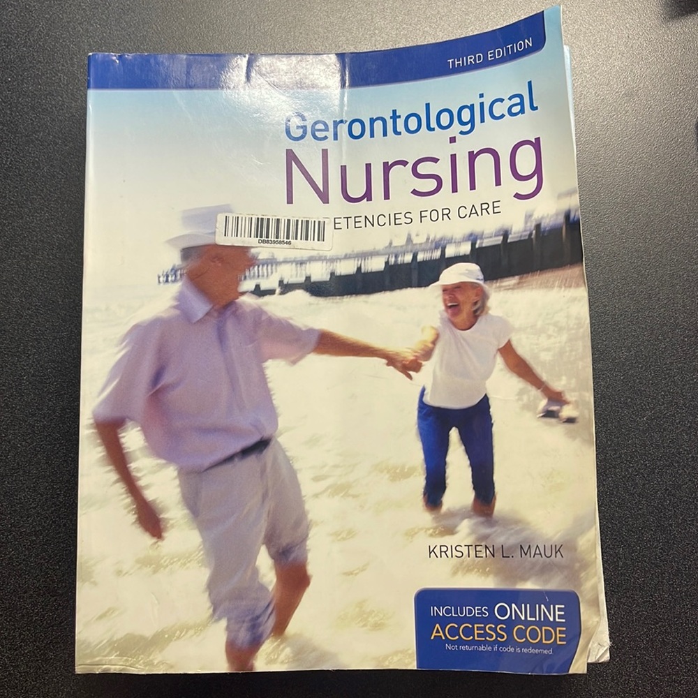 Gerontological Nursing 3rd edition used textbook